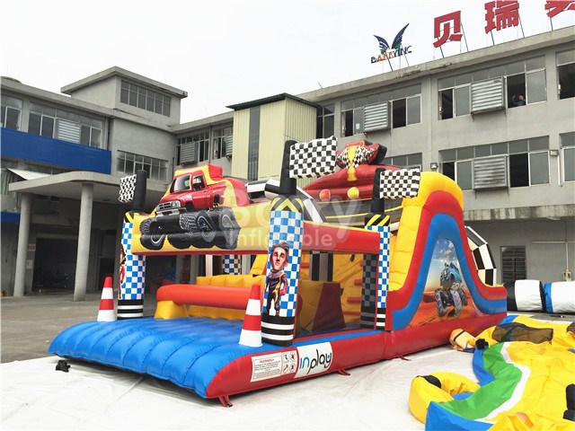 Car Truck Inflatable Obstacle Course For Sale ,Inflatable Assault Course BY-OC-080
